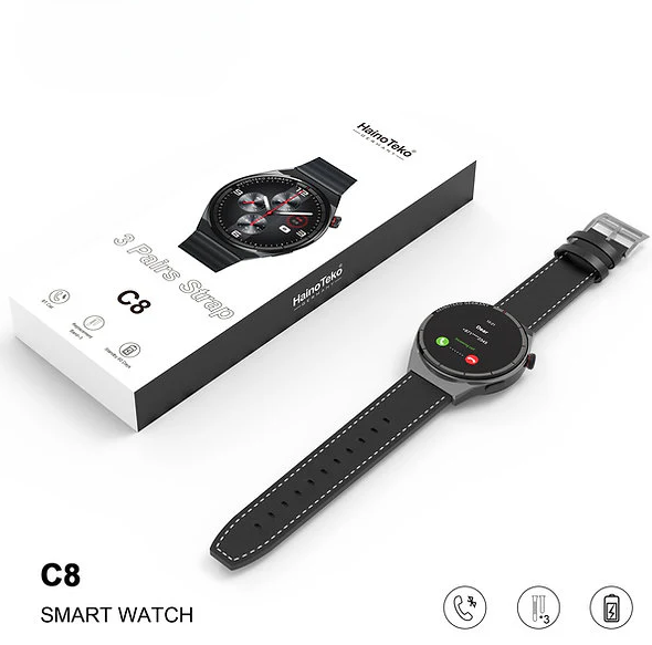 Haino Teko C8 Calling SmartWatch 3 Straps Version