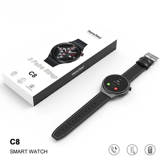 Haino Teko C8 Calling SmartWatch 3 Straps Version