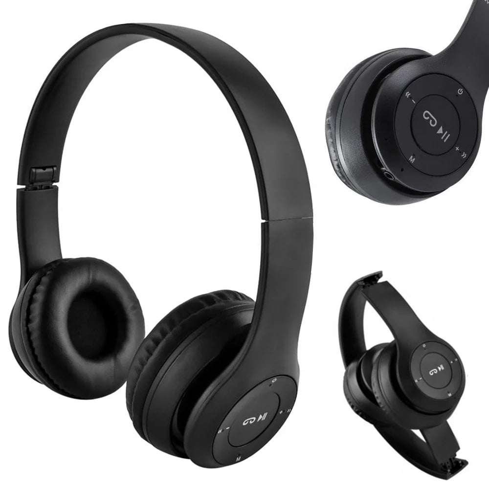 Black p47 Wireless Headphones